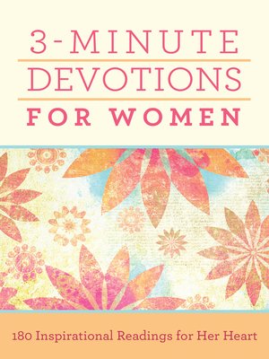 cover image of 3-Minute Devotions for Women